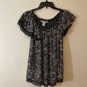 Mango flower blouse